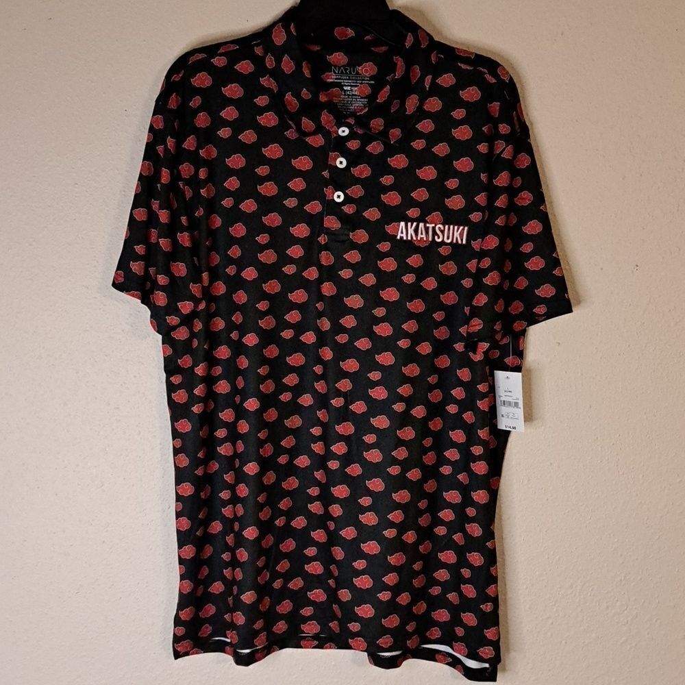 AKATSUKI NARUTO POLO NEW